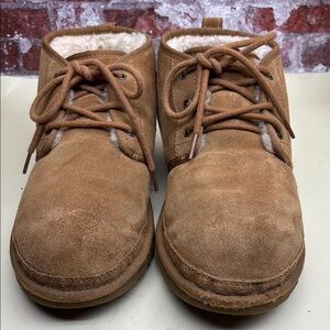 Men's Tan Suede Ankle Boots box 20